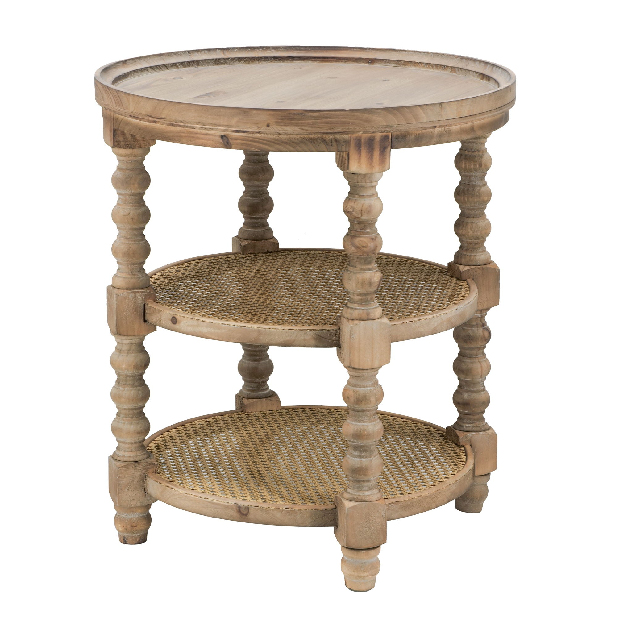 Round 3 Tiered Side Tabel, End Tabel For Lving Room Bedroom Entryway
