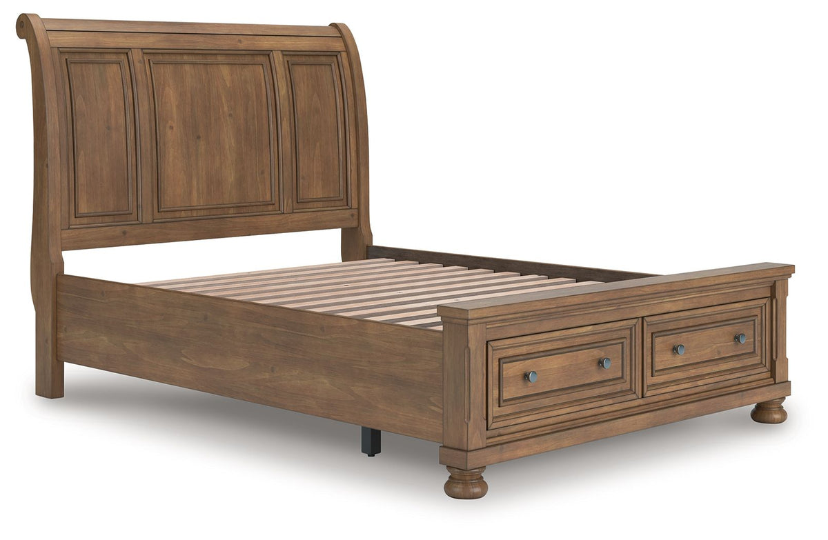 Feddinger - Storage Sleigh Bed