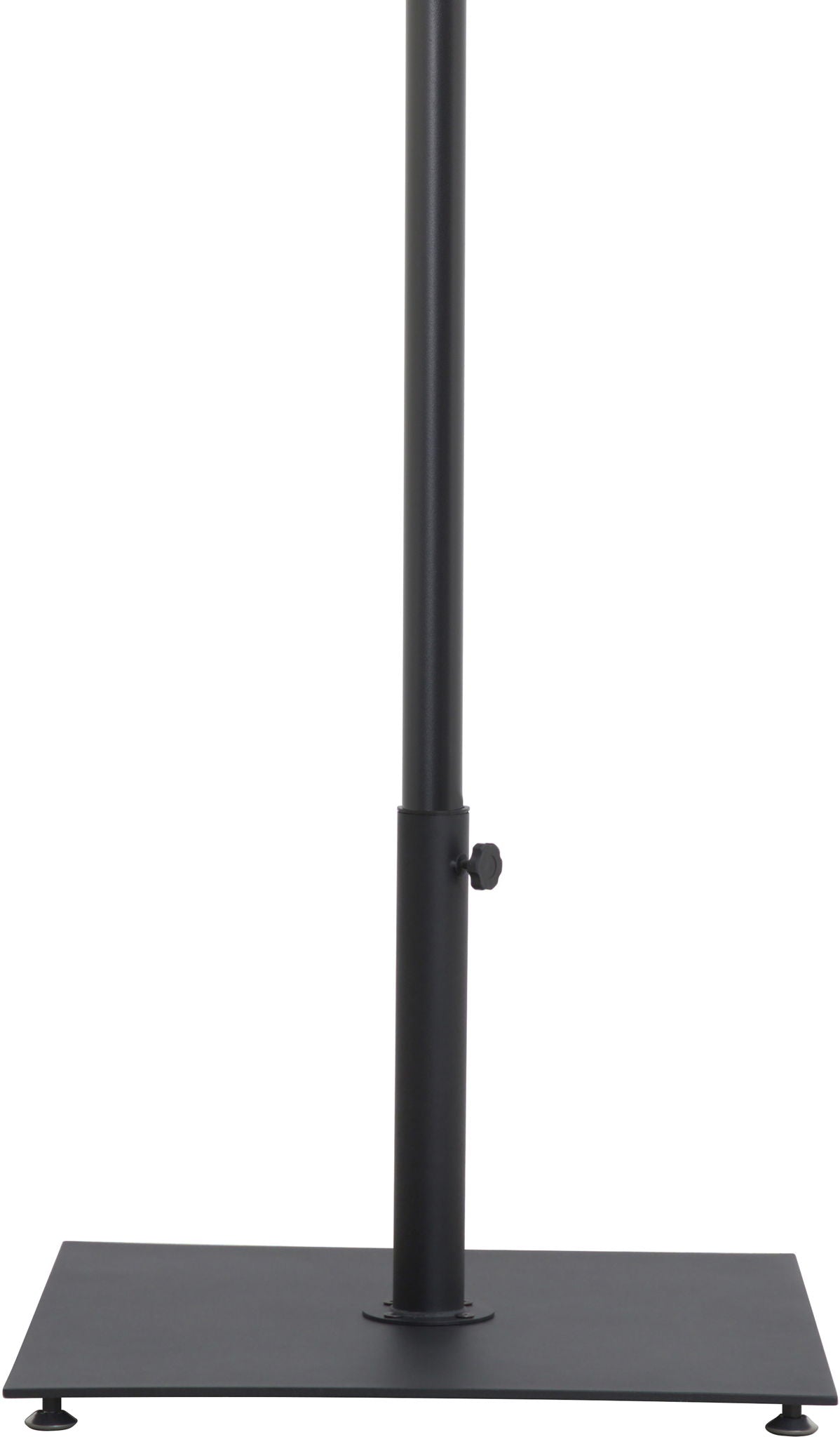 Amalfi - Aluminum Patio Umbrella - Black Base / Black Pole