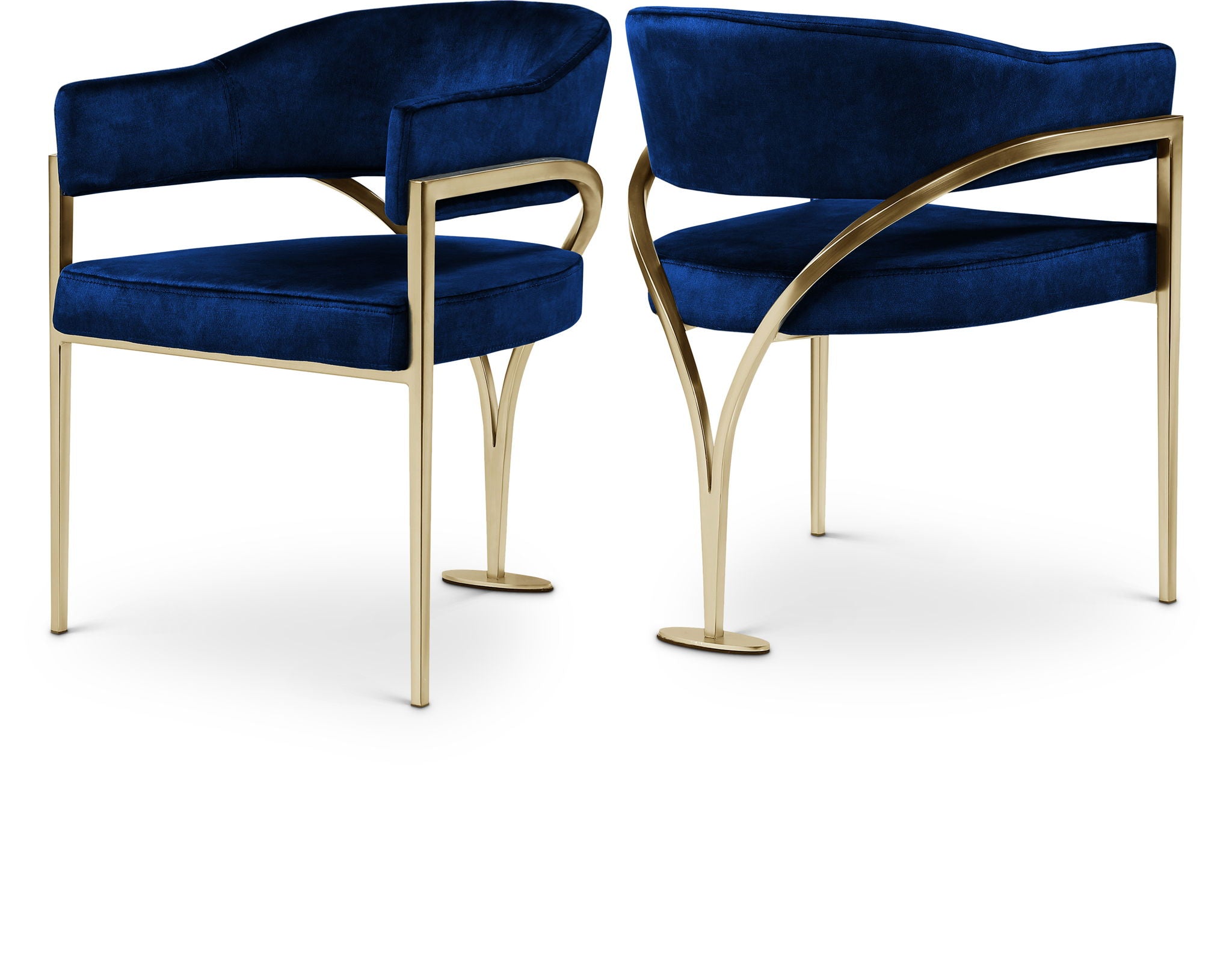 Madelyn - Dining Chair (Set of 2) - Brushed Brass