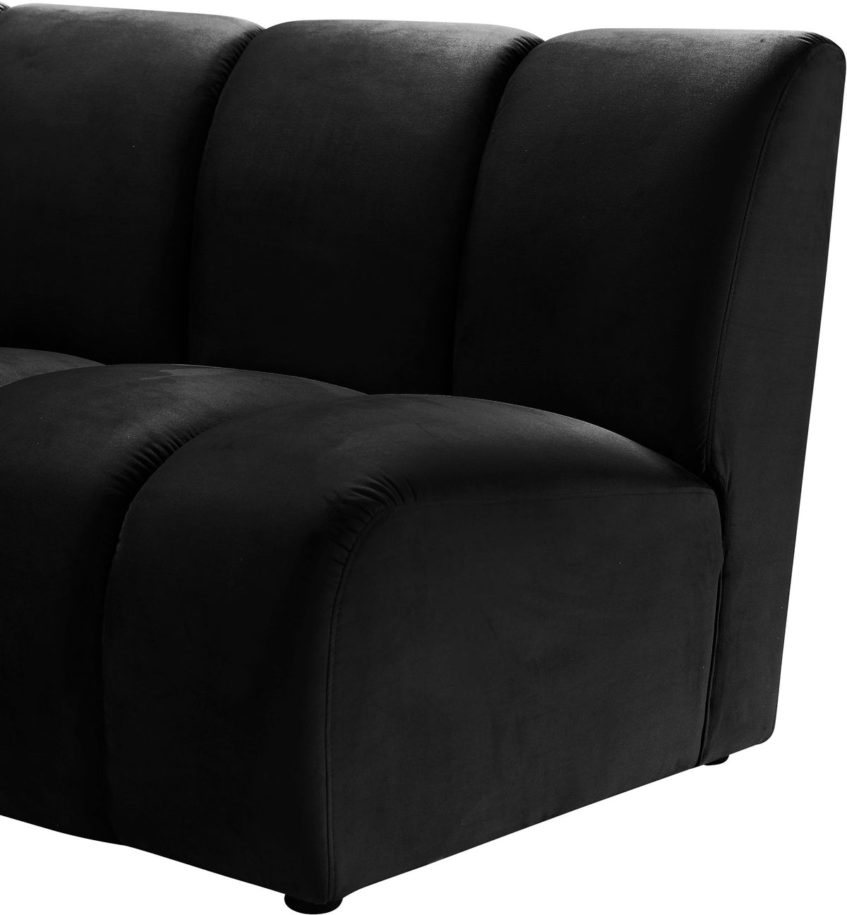Infinity - 4 Piece Velvet Modular Sectional
