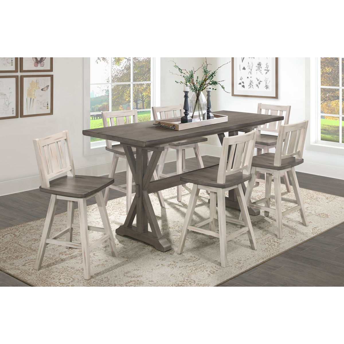 Amsonia - Counter Height Table - Gray