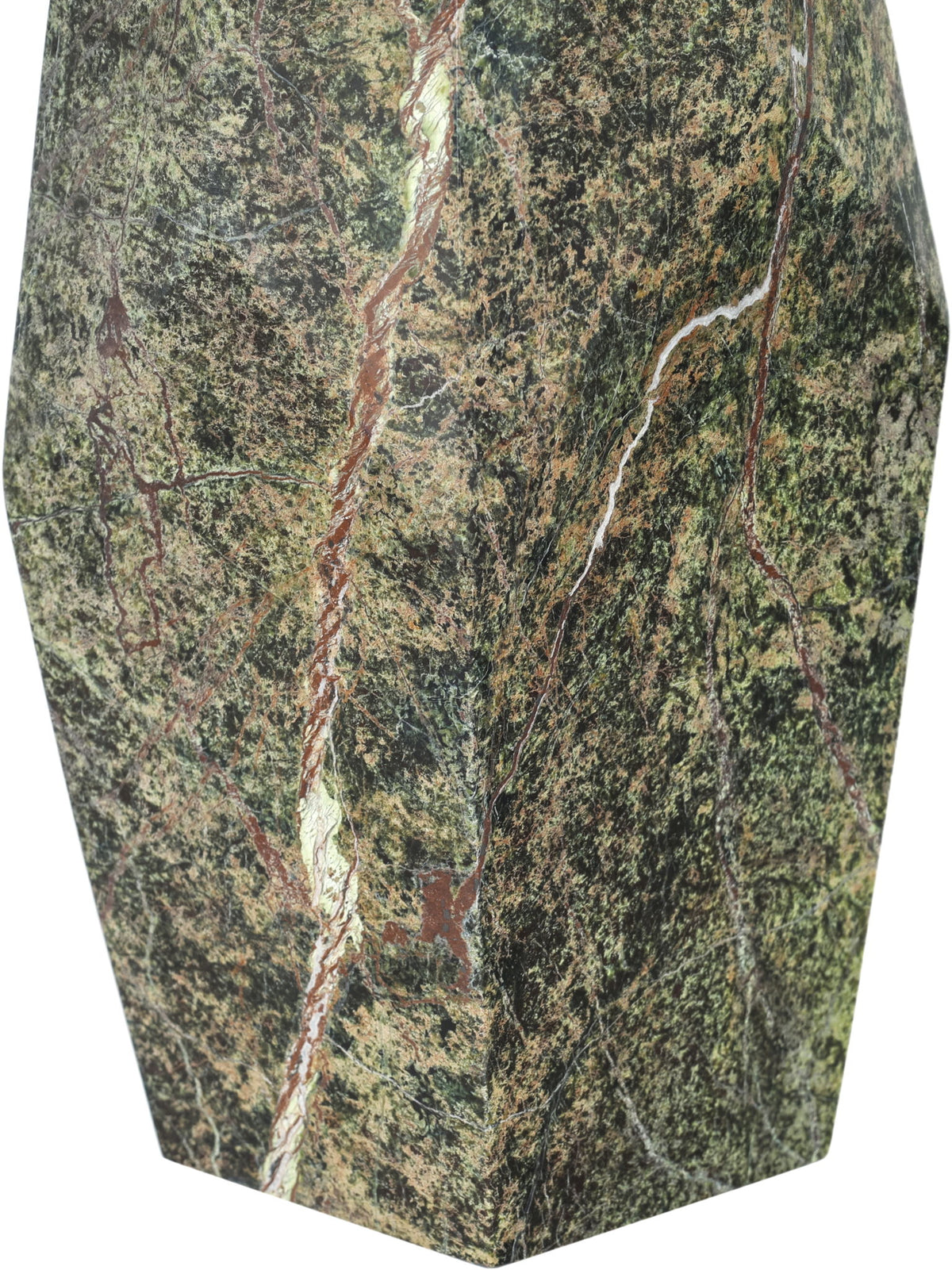 Seraphine - Genuine Marble And Linen Textured Fabric Table Lamp