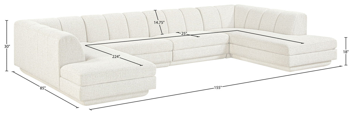 Modari - Sectional - Cream