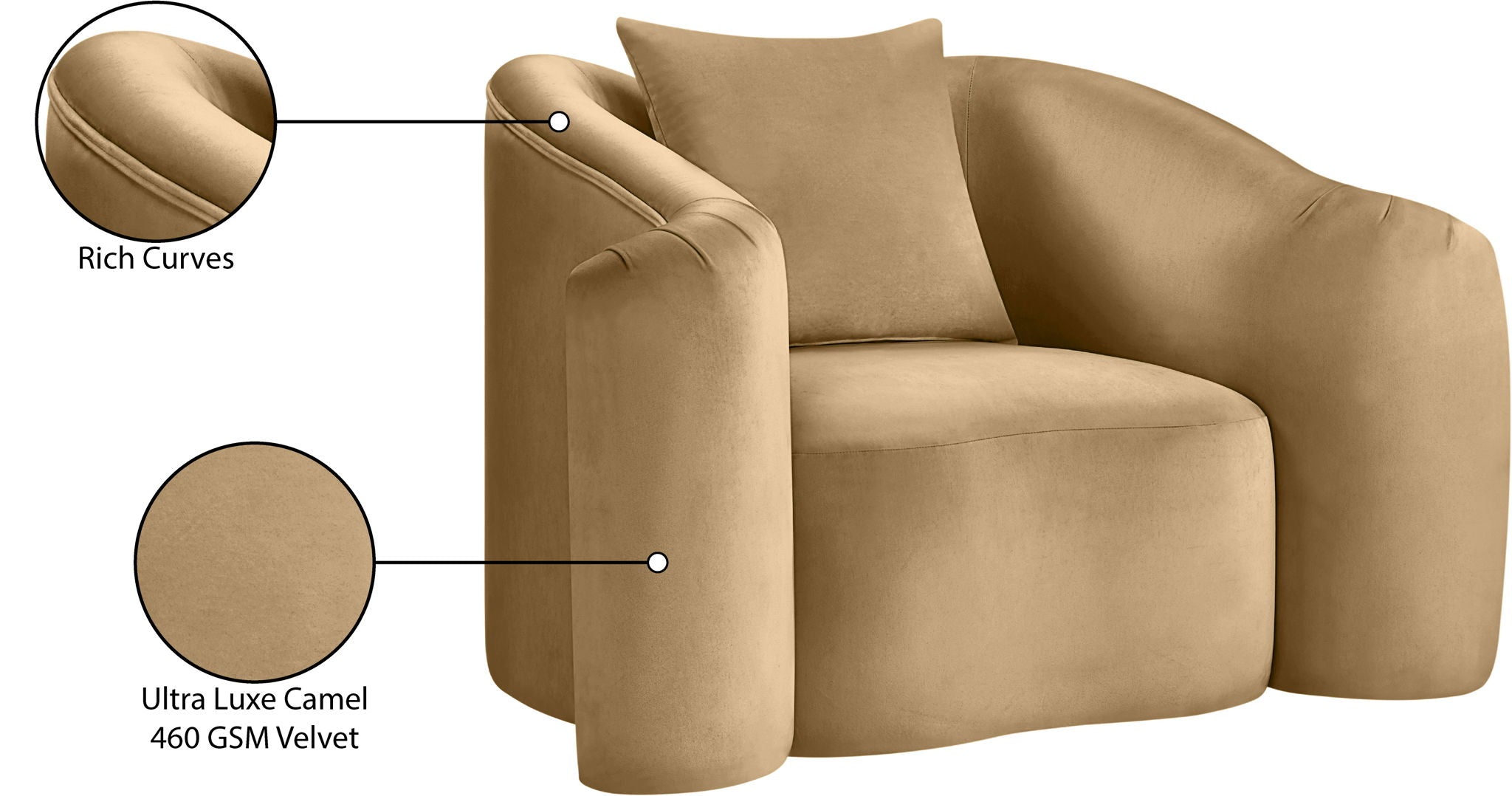 Destin - Chair - Camel