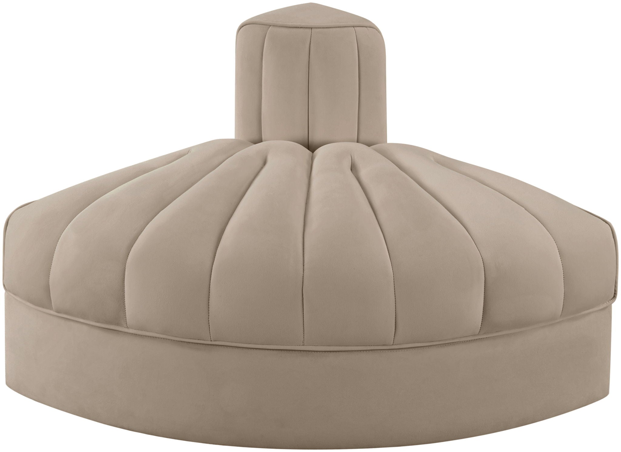 Rummi - Velvet Performance Fabric Upholstered Modular Chair