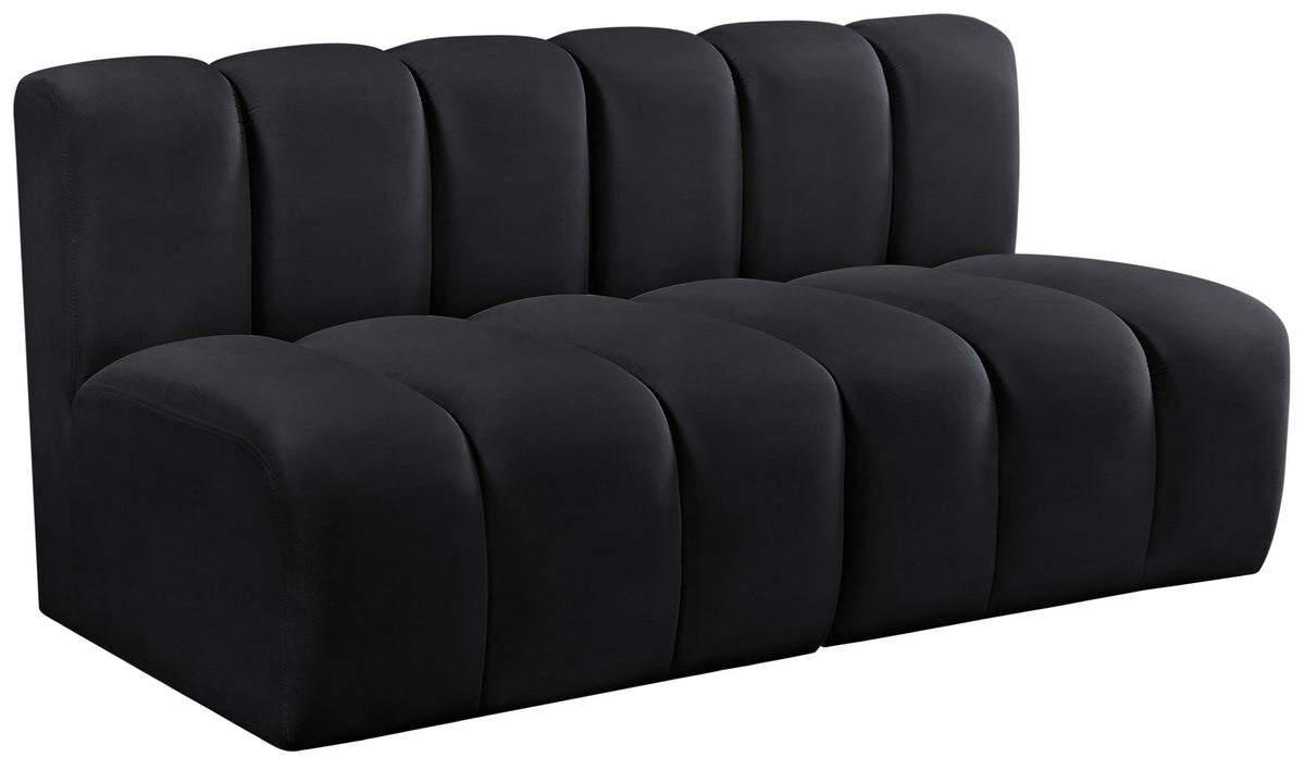 Arc - Velvet 2 Seats Modular Sofa