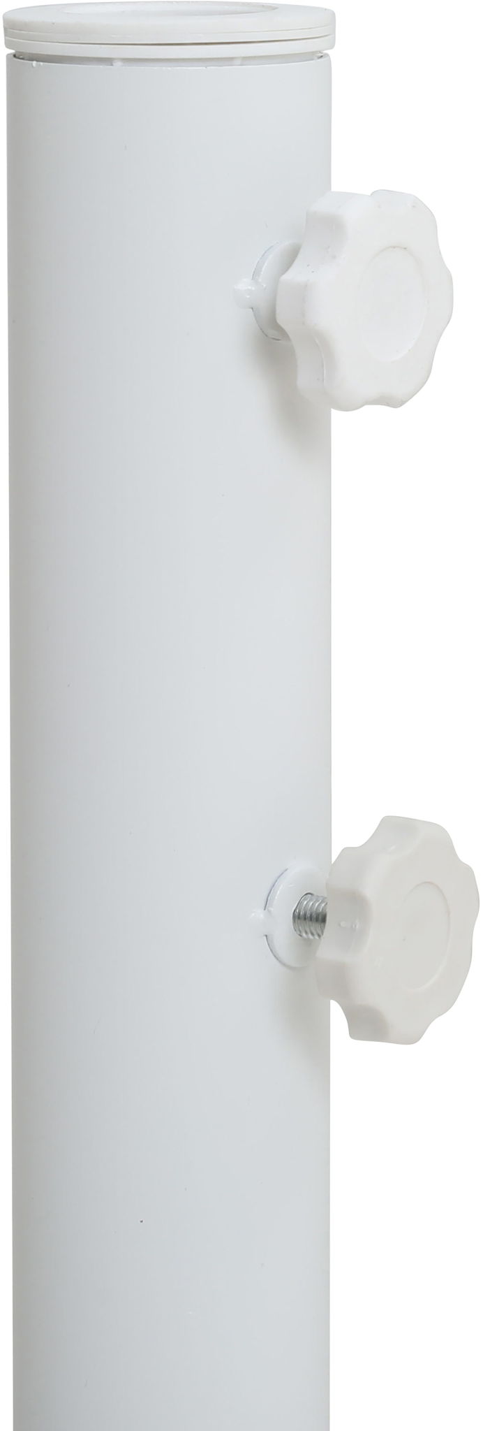 Fiji - Aluminum Patio Umbrella With Round White Base