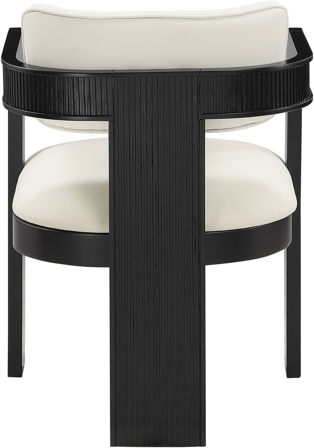 Sacha - Vegan Leather Upholstered Dining Chair With Black Base (Set of 2)