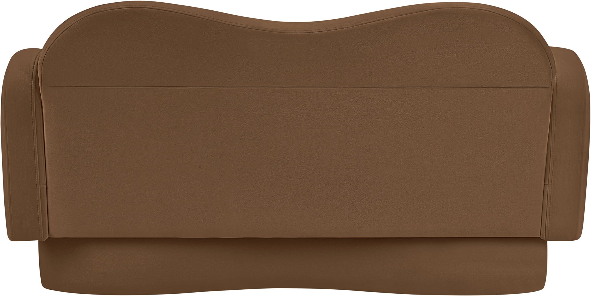 Bloom - Velvet Loveseat - Saddle