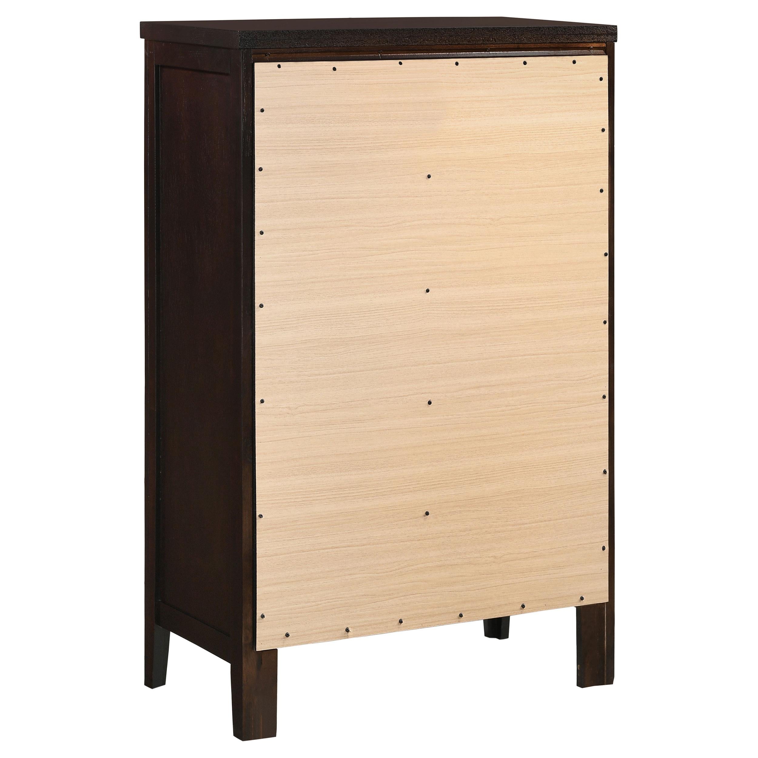 Diamond Modern Furniture COA Carlton 5-Drawer Chest 202095 IMAGE 5
