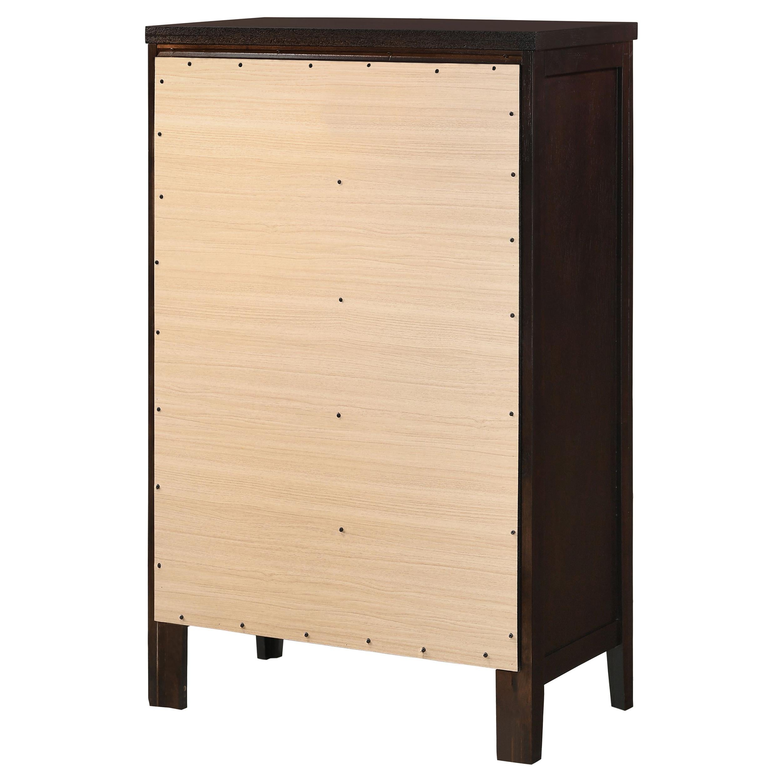 Diamond Modern Furniture COA Carlton 5-Drawer Chest 202095 IMAGE 7