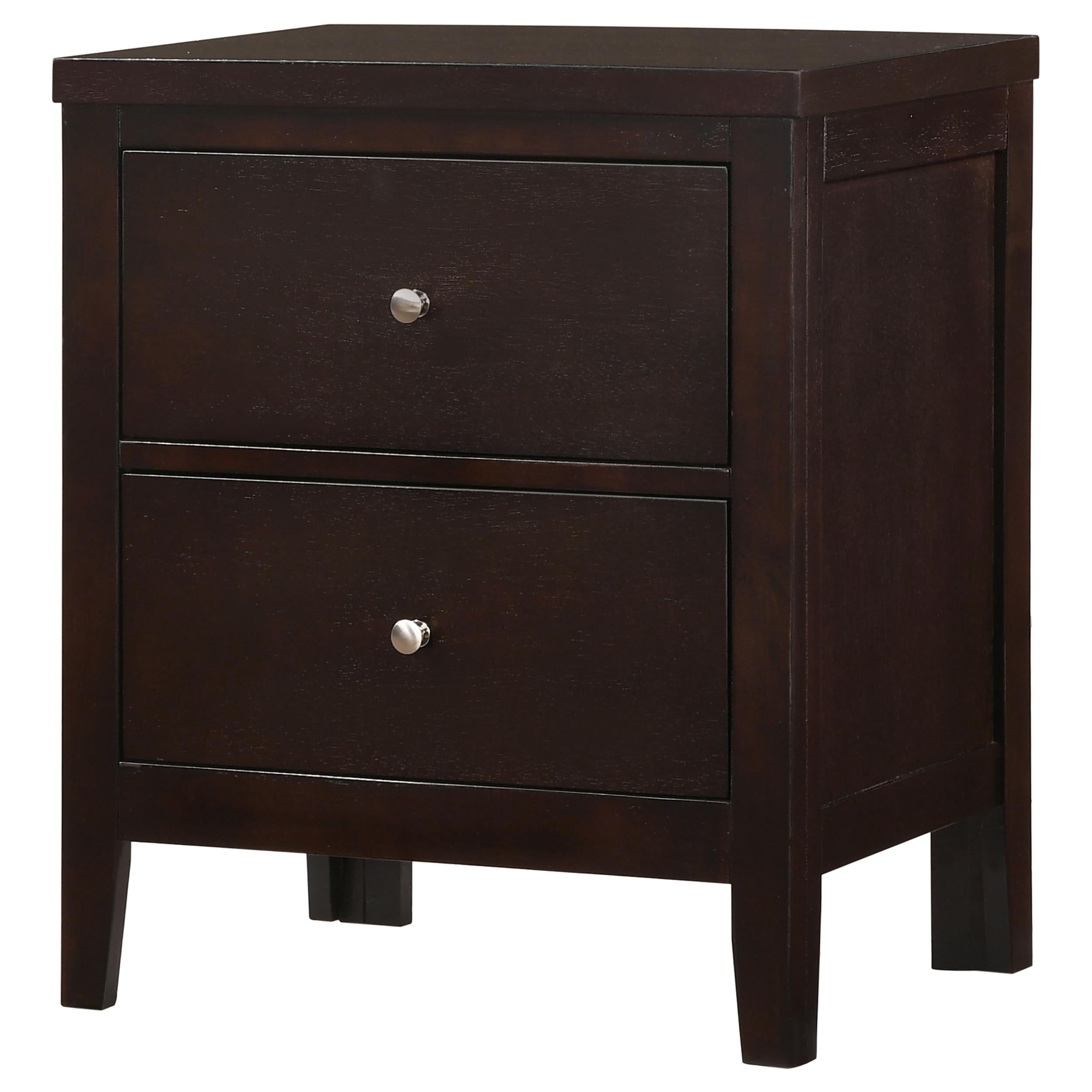 Diamond Modern Furniture COA Carlton 2-Drawer Nightstand 202092 IMAGE 3
