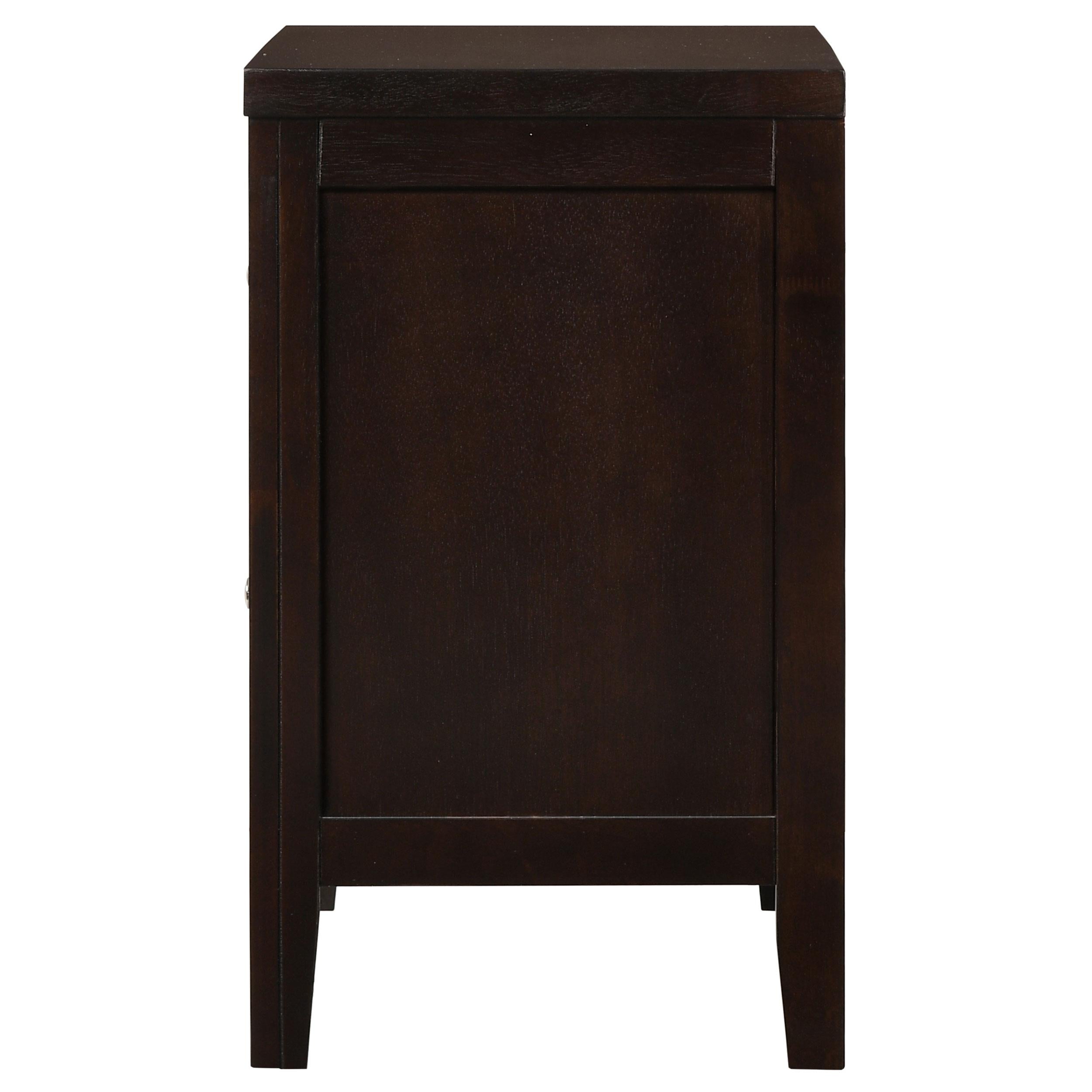 Diamond Modern Furniture COA Carlton 2-Drawer Nightstand 202092 IMAGE 4