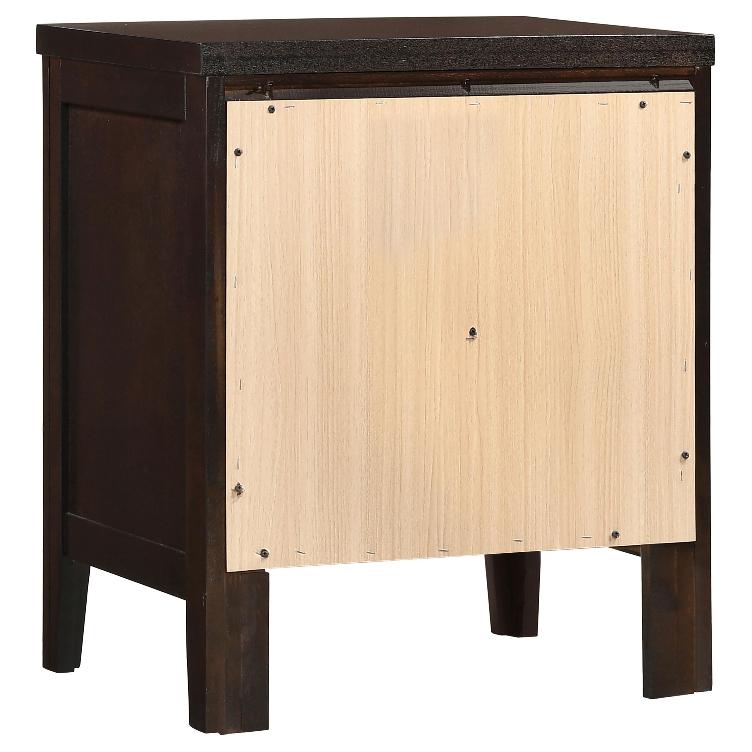 Diamond Modern Furniture COA Carlton 2-Drawer Nightstand 202092 IMAGE 5
