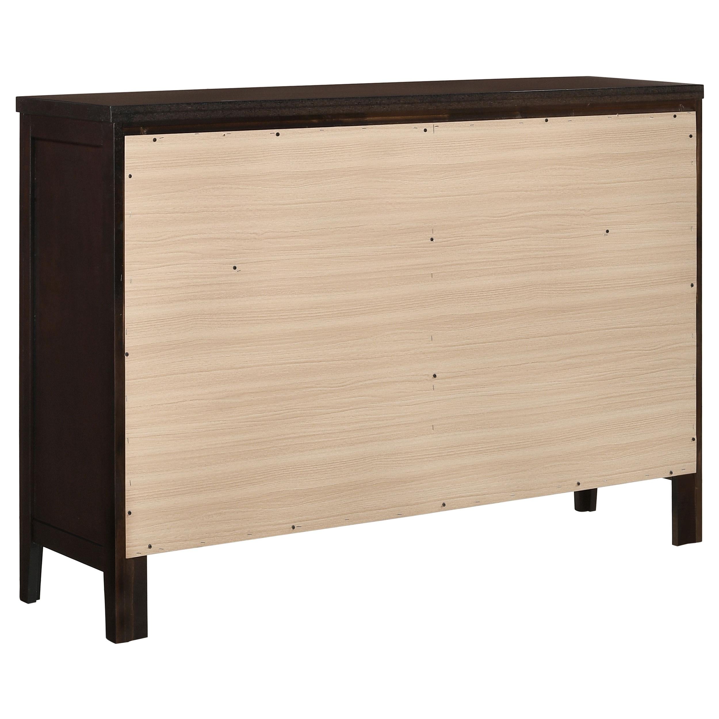 Diamond Modern Furniture COA Carlton 6-Drawer Dresser 202093 IMAGE 5