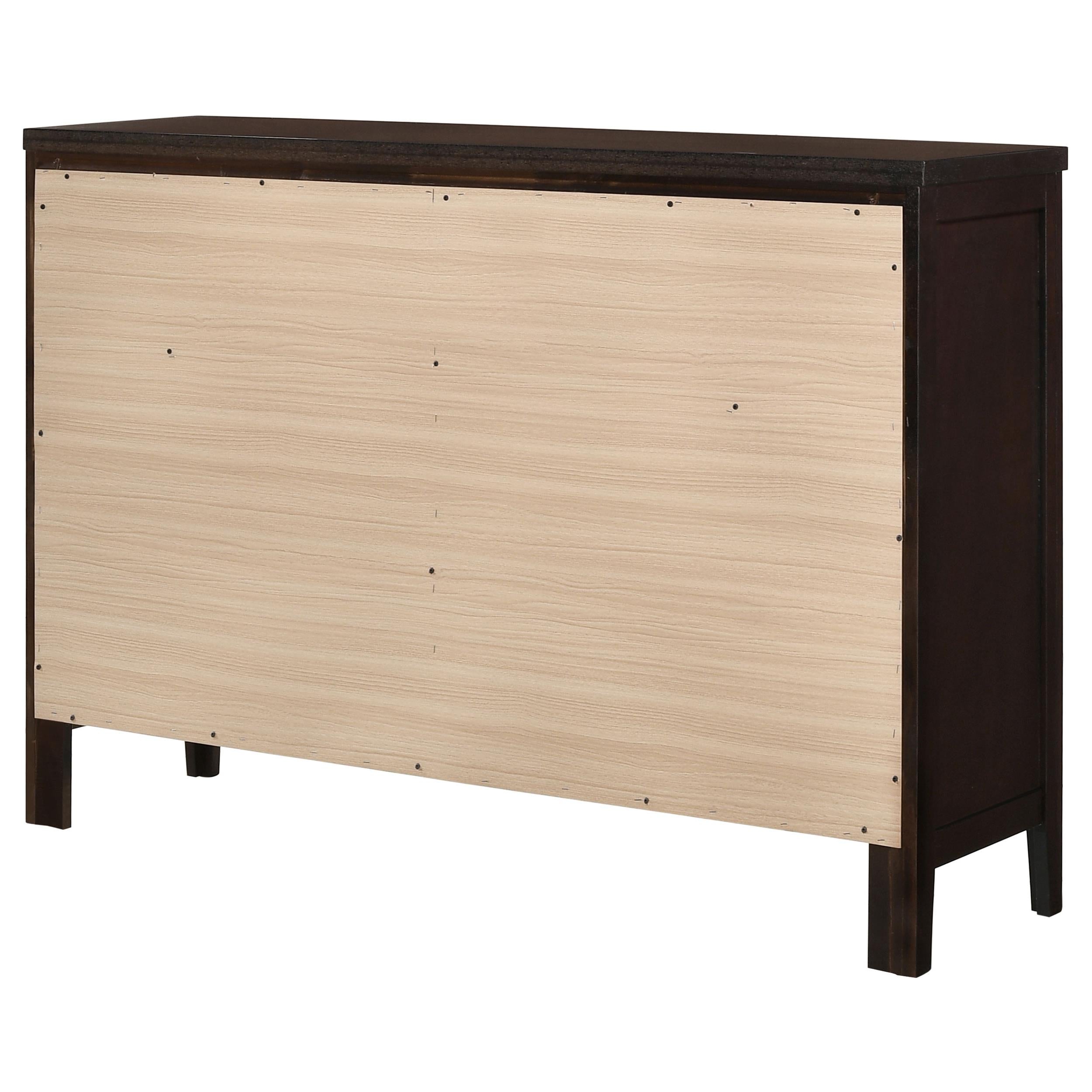 Diamond Modern Furniture COA Carlton 6-Drawer Dresser 202093 IMAGE 7