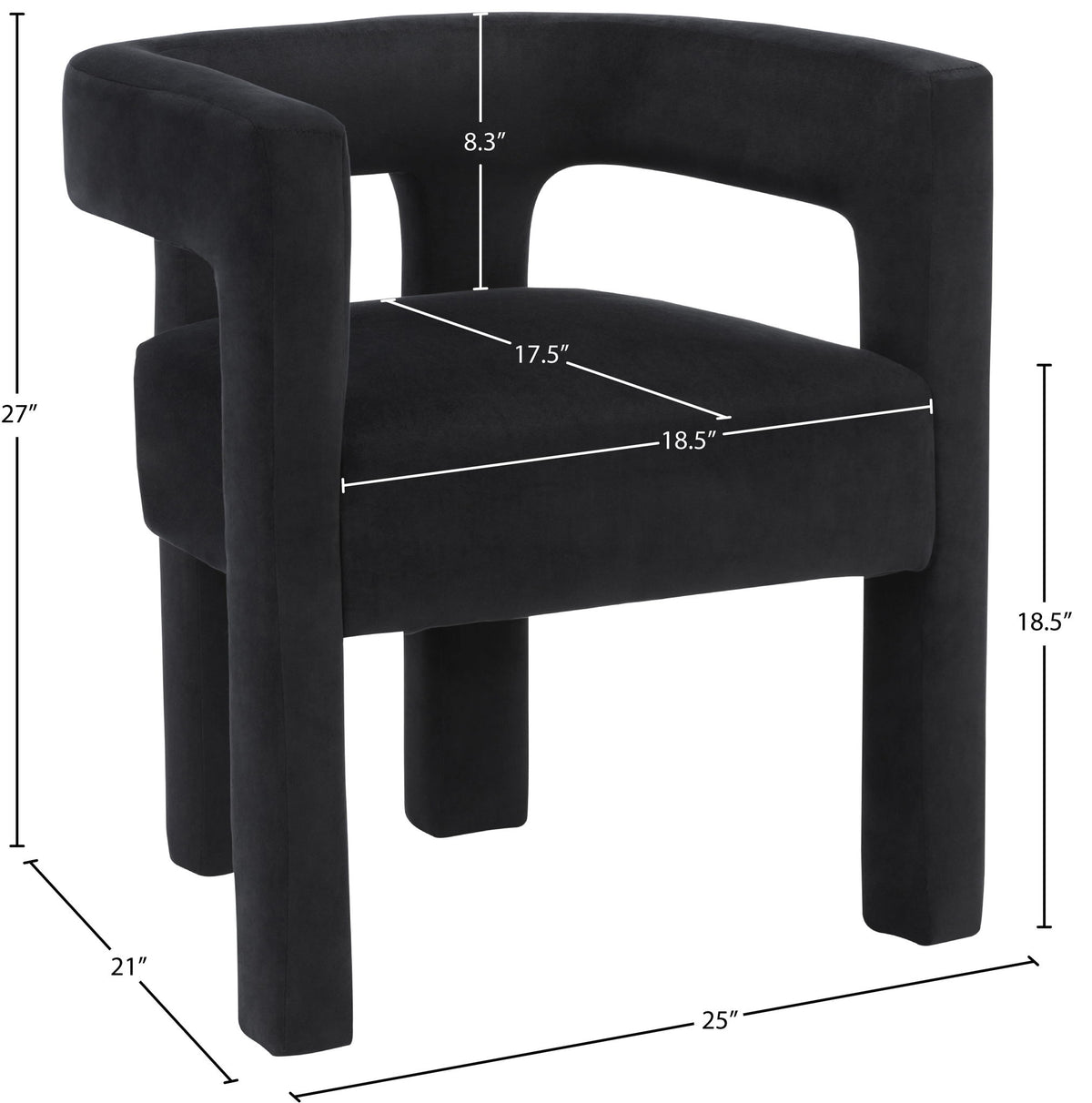 Athena - Velvet Dining Chair