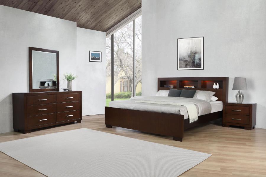 Jessica 4-piece Bedroom Set Cappuccino