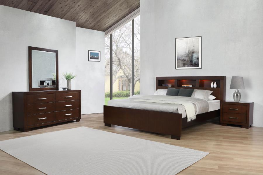 Jessica 4-piece Bedroom Set Cappuccino