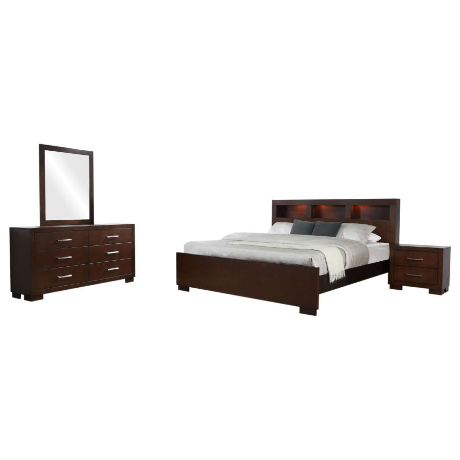 Jessica 4-piece Bedroom Set Cappuccino