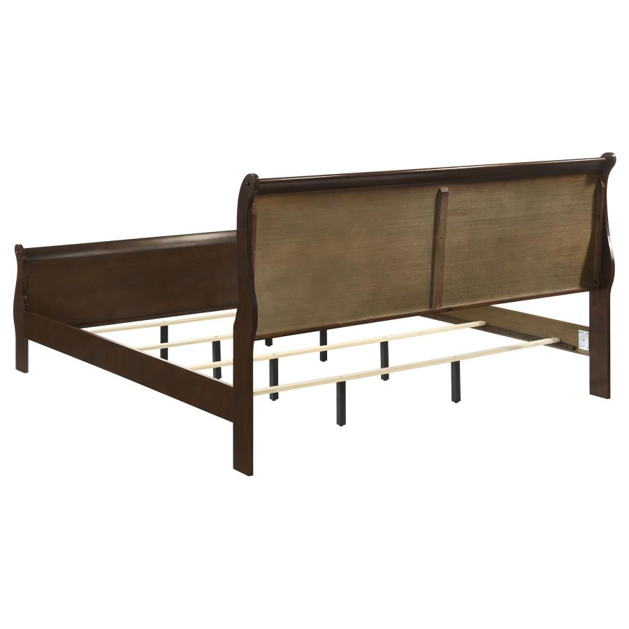 Louis Philippe 5-piece Eastern King Bedroom Set Cappuccino