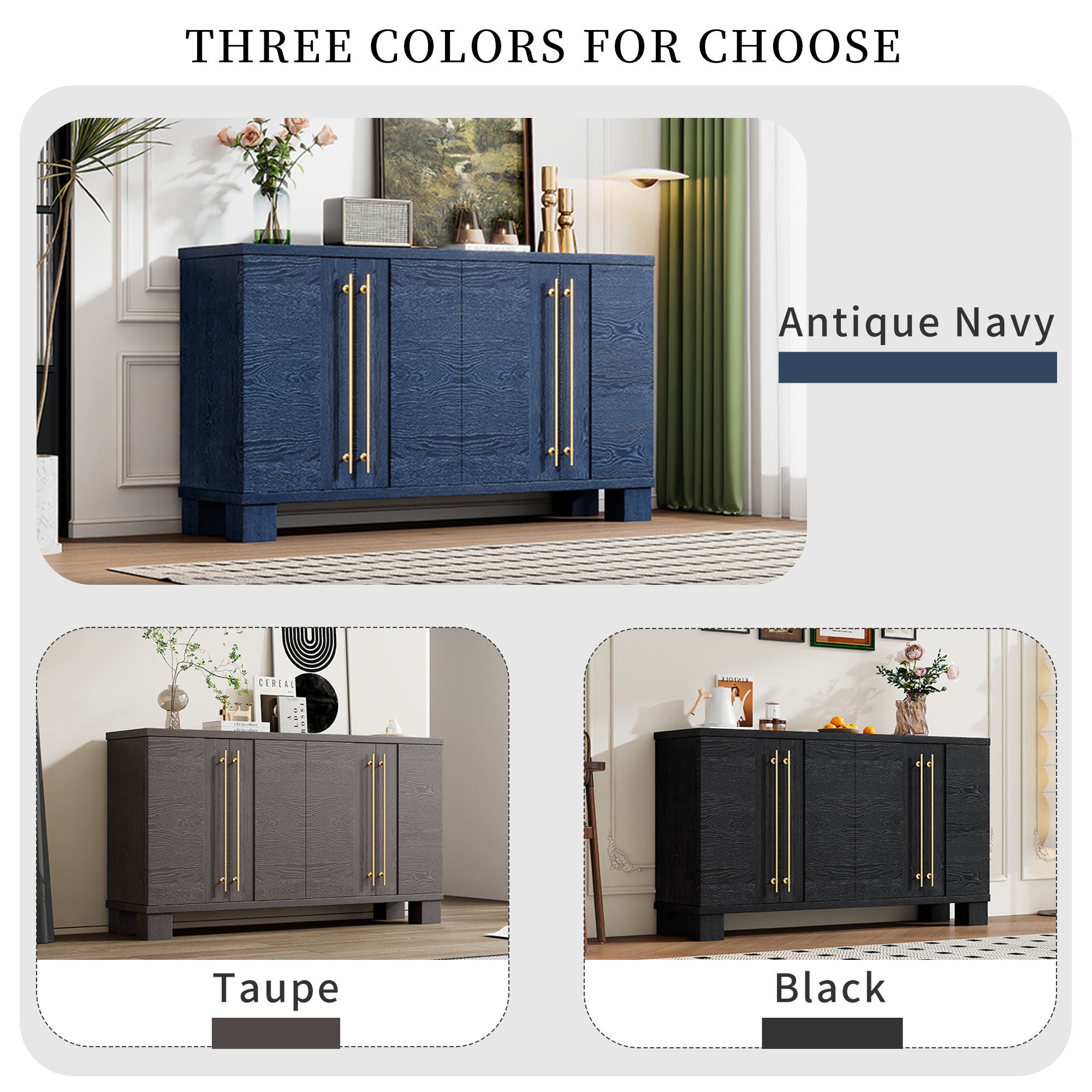 Sideboard With Adjustable Shelves