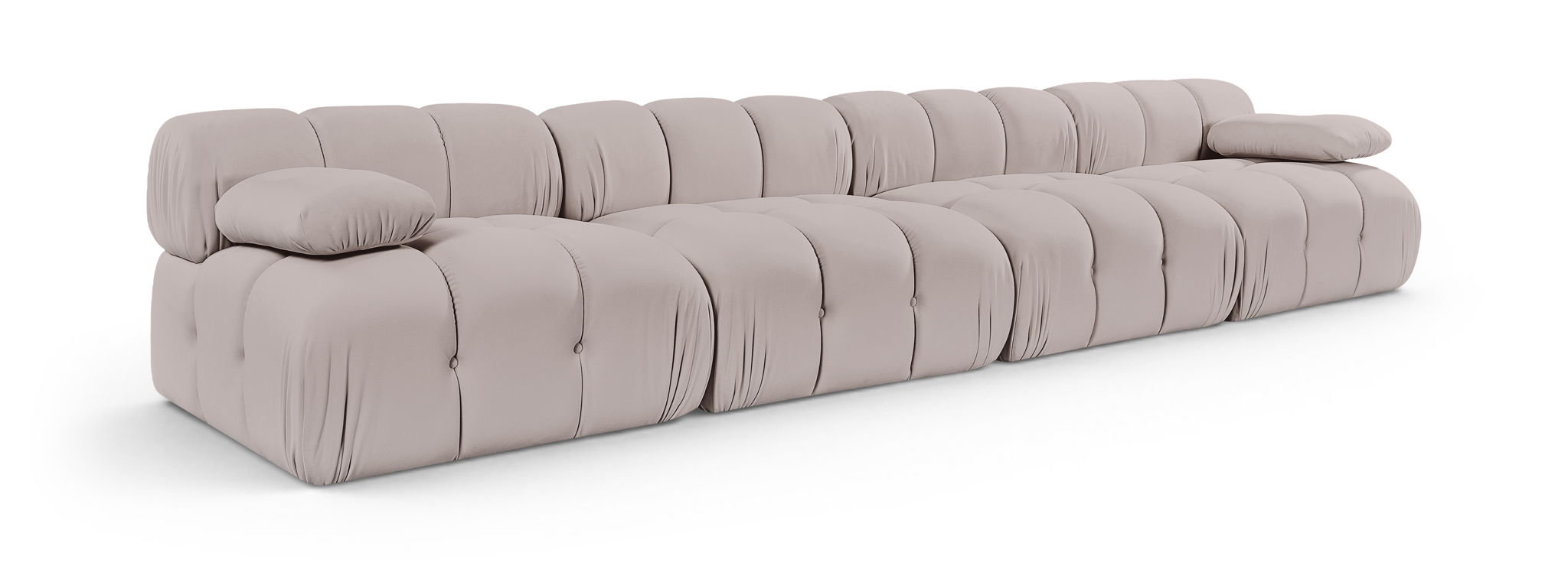 Orin - Velvet 4 Piece Modular Sofa