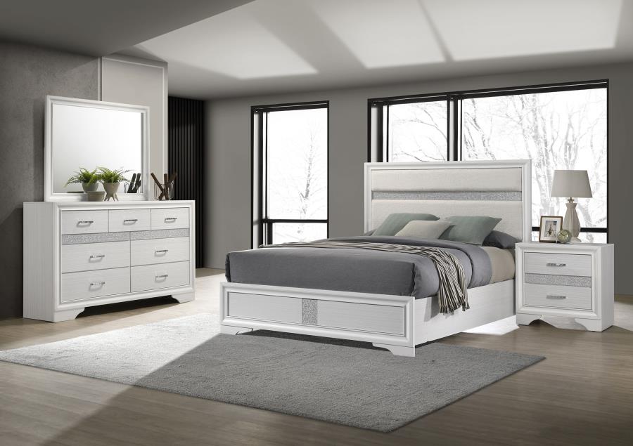 Miranda 4-piece Eastern King Bedroom Set White