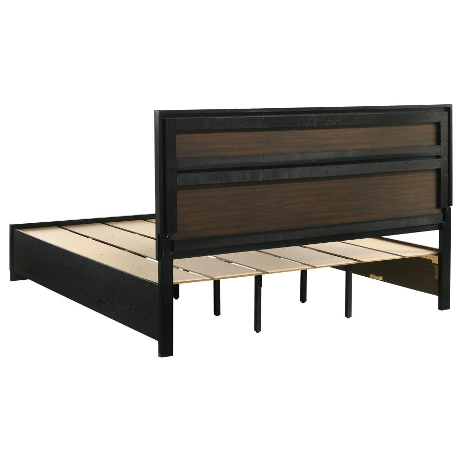 Miranda 5-piece Eastern King Bedroom Set Black