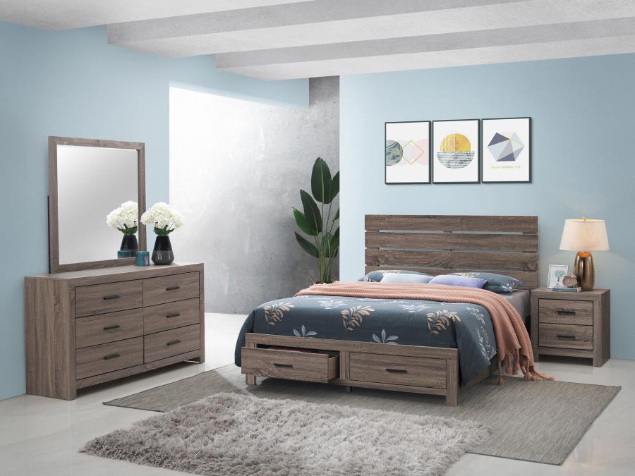 Brantford 4-piece Bedroom Set Barrel Oak