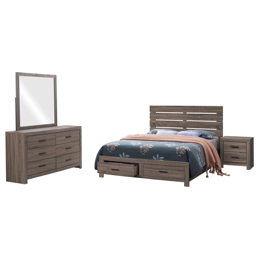 Brantford 4-piece Bedroom Set Barrel Oak