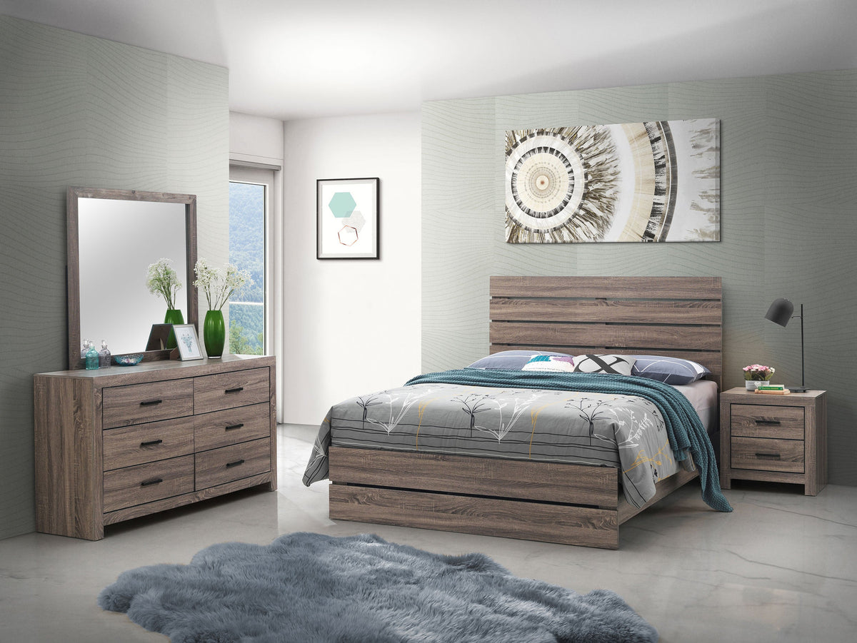 Brantford 4-piece Bedroom Set Barrel Oak