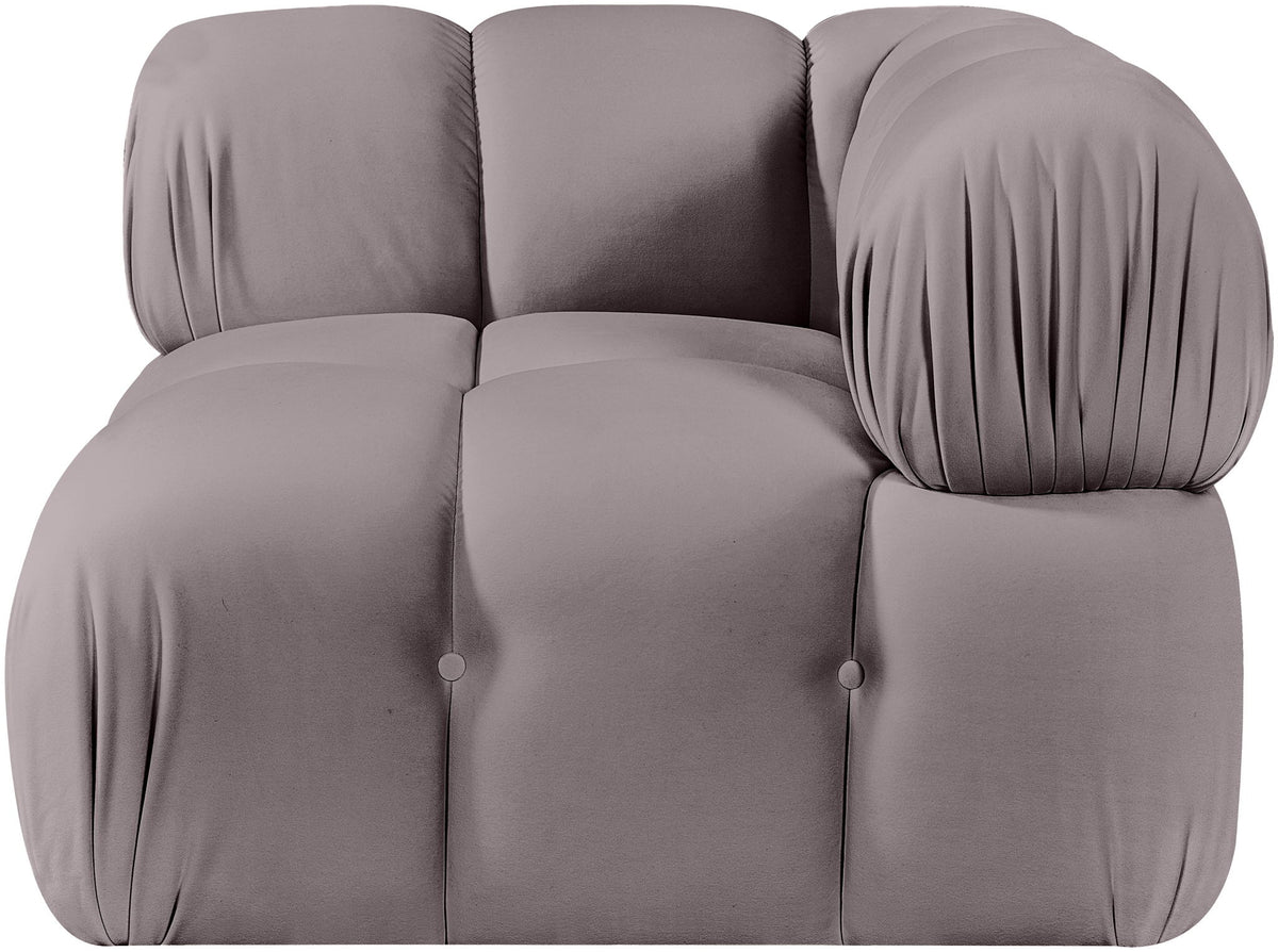 Orin - Velvet Performance Fabric Upholstered Modular Corner Chair