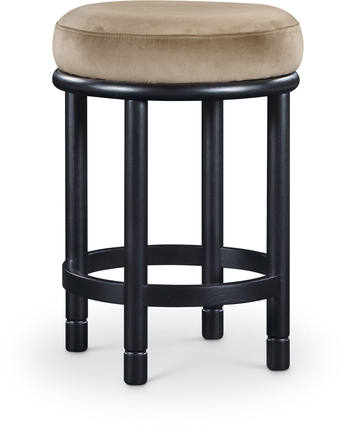 Monette - Counter Stool With Black Base