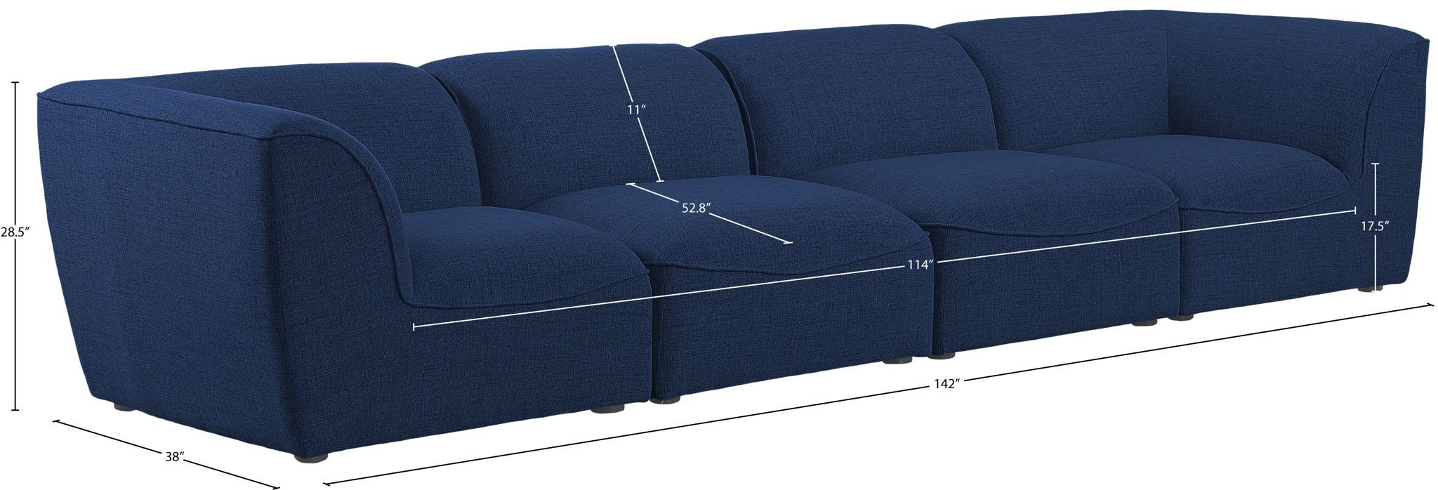 Miramar - 4 Seat Modular Sofa