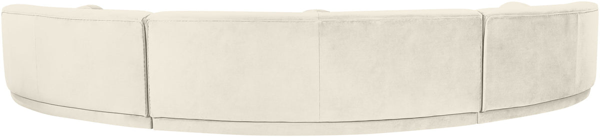 Avra - 177.5" Velvet Performance Fabric Upholstered Sectional