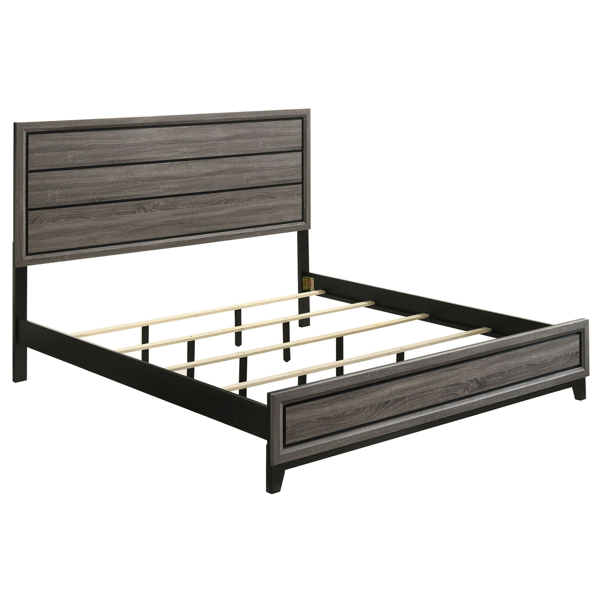 Watson Five-piece Bedroom Set Grey Oak