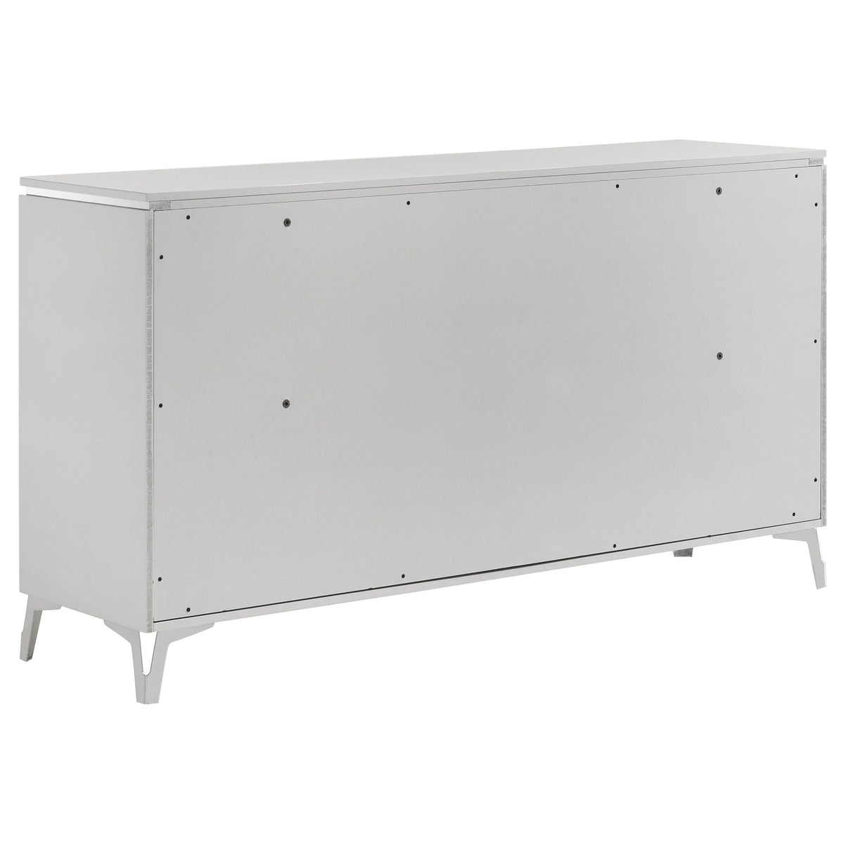 Cassia 5-piece LED Bedroom Set White High Gloss