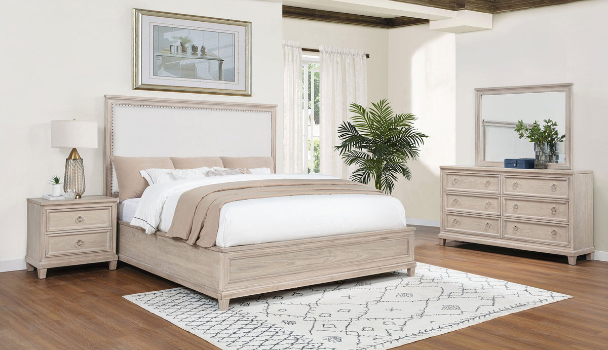 Pembroke 4-piece Bedroom Set Washed Oak