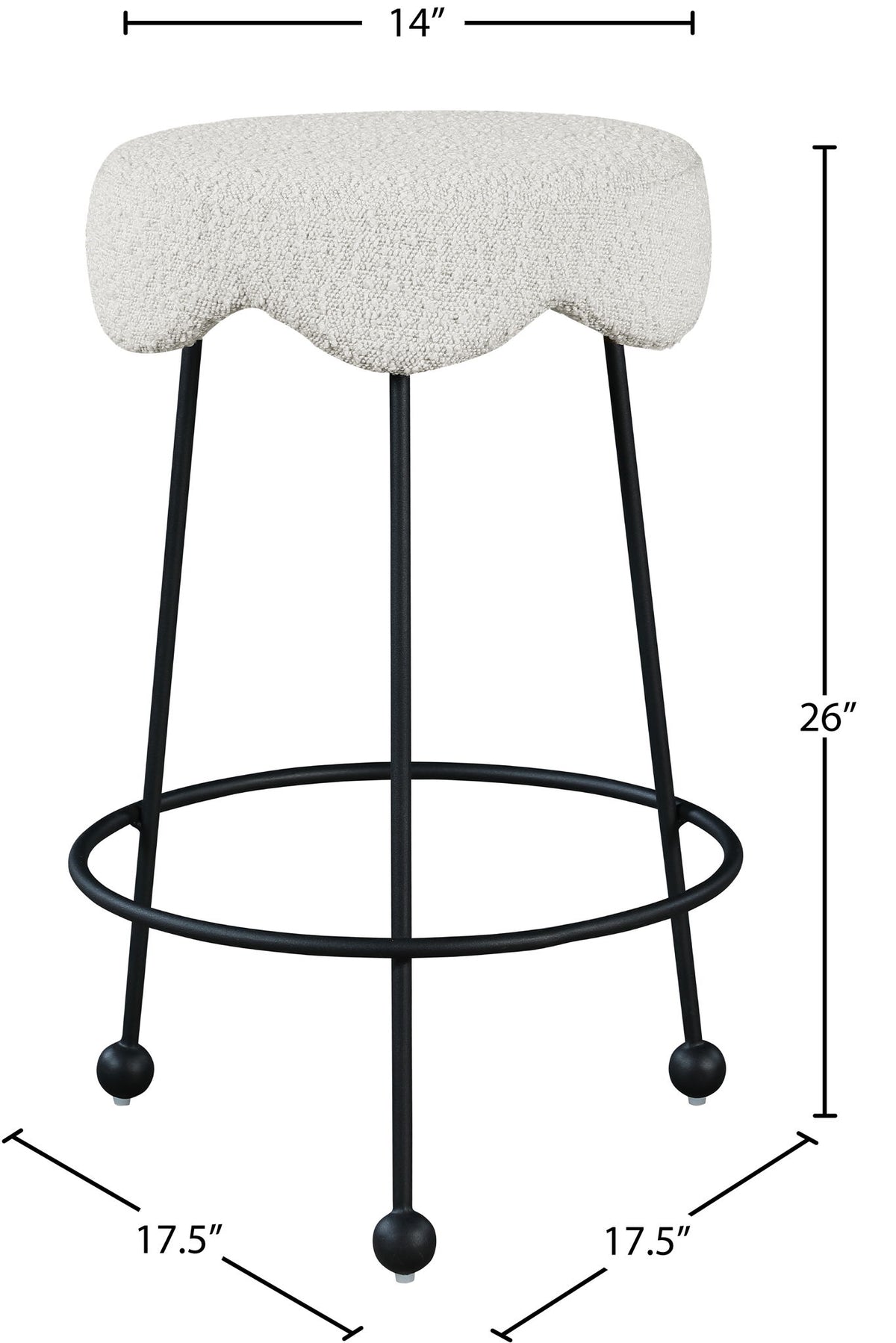 Fleur - Counter Stool