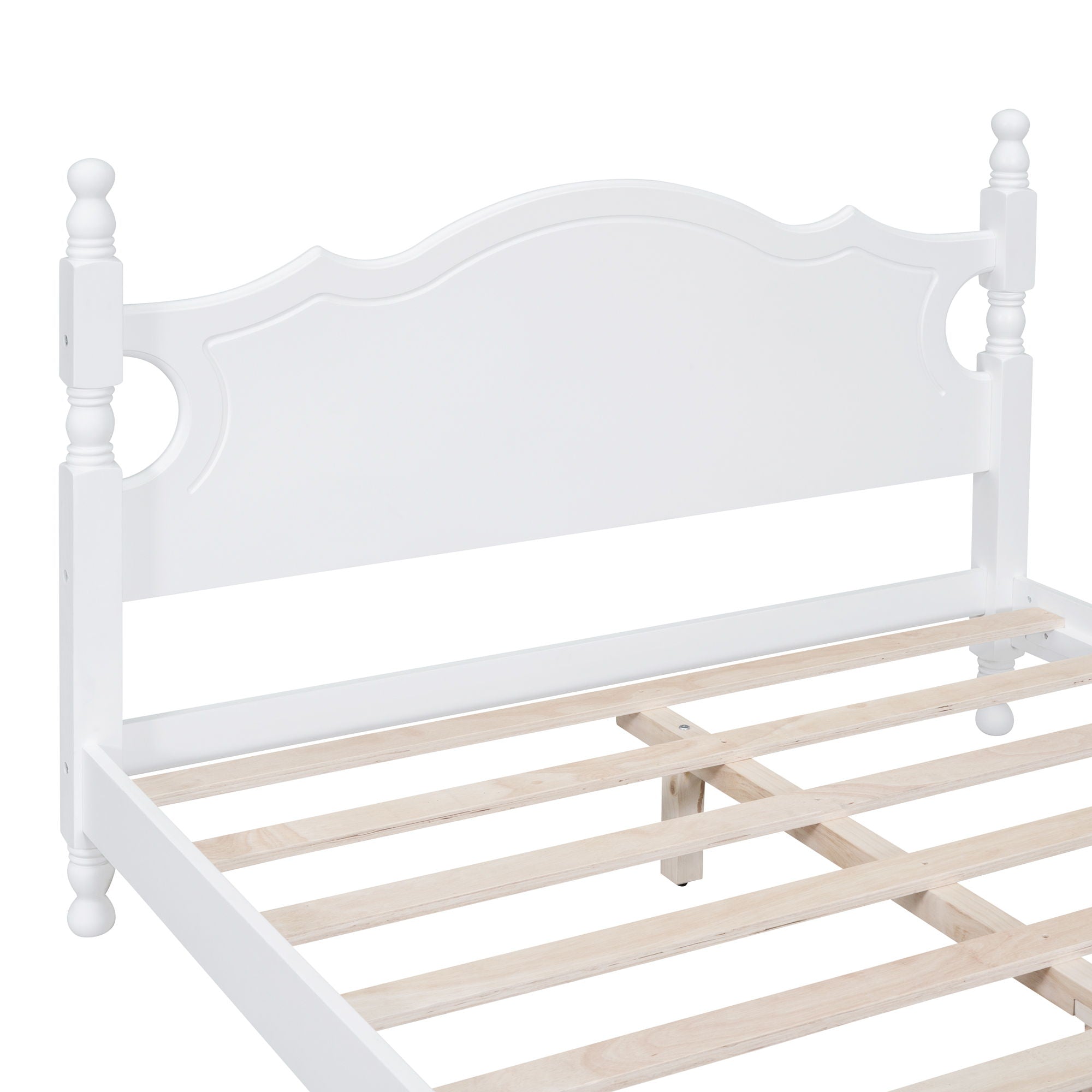 Platform Bed Frame With Slat Support
