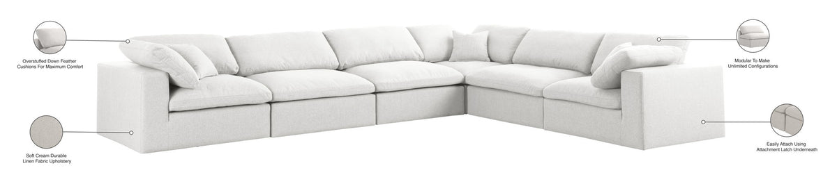 Serene - 6 Piece Modular Sectional