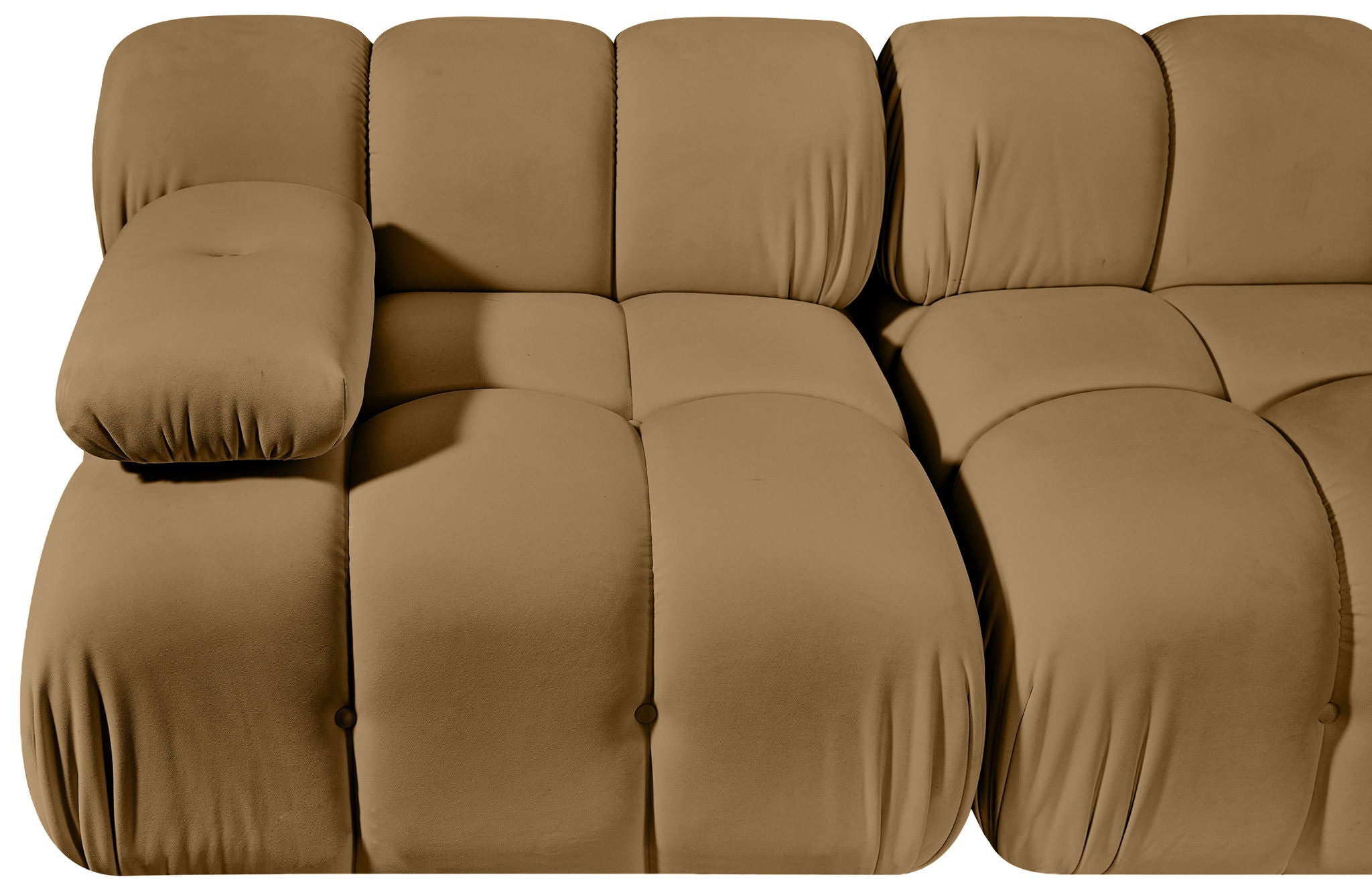 Orin - Velvet Performance Fabric Upholstered 2 Piece Modular Sofa