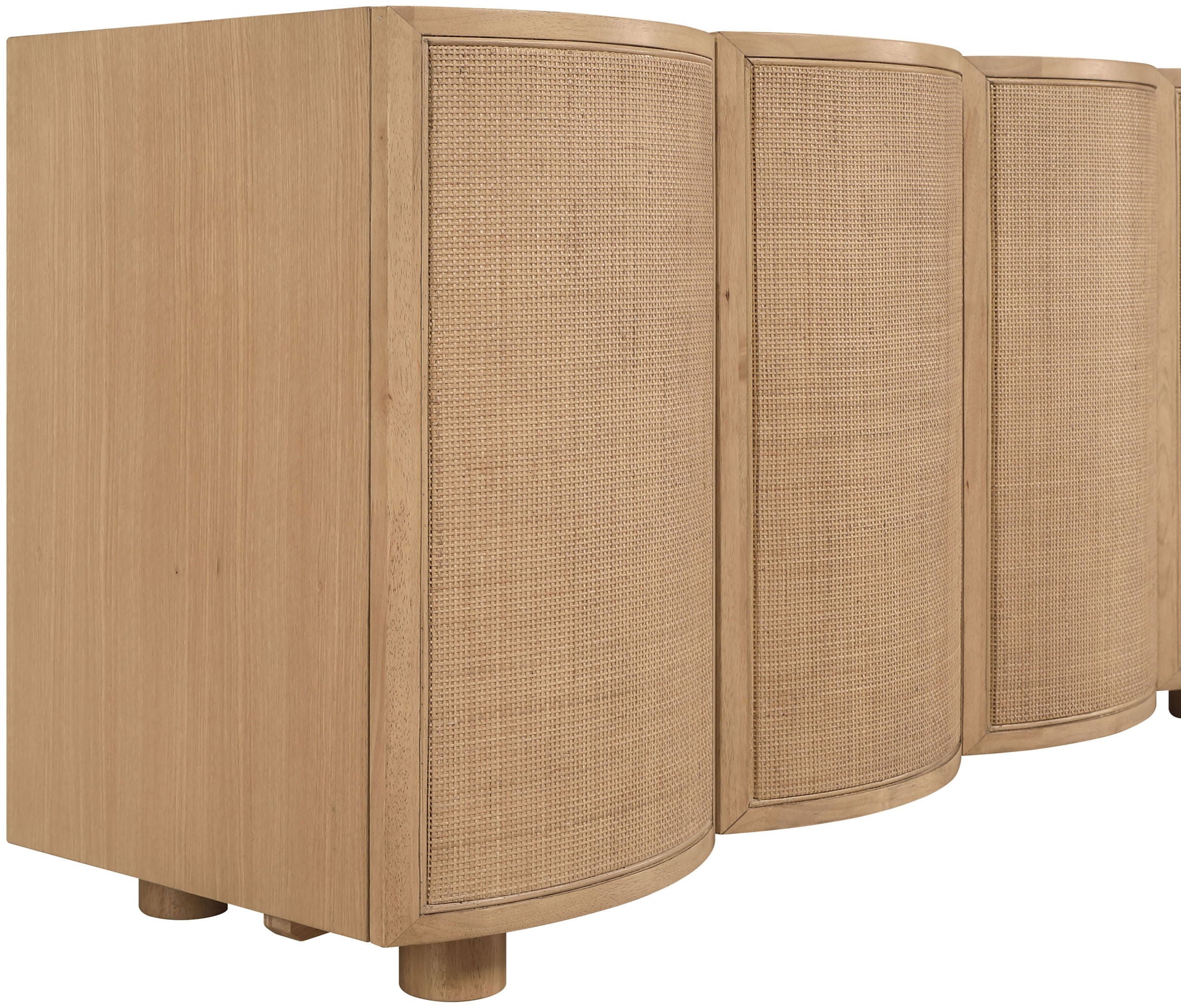 Norin - Solid Wood And Oak Veneer Sideboard/Buffet