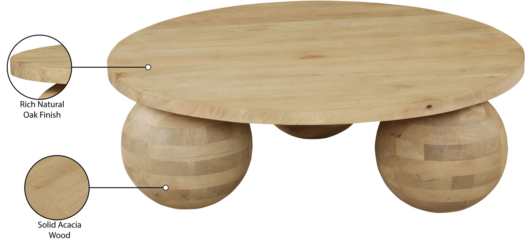 Spherical - Wood Coffee Table