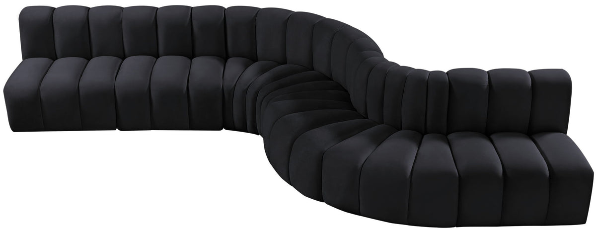 Arc - Velvet 7 Piece Modular Sofa