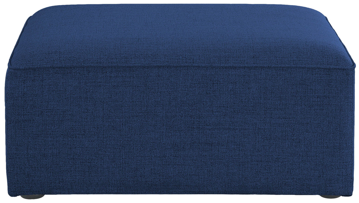 Cube - Linen Ottoman