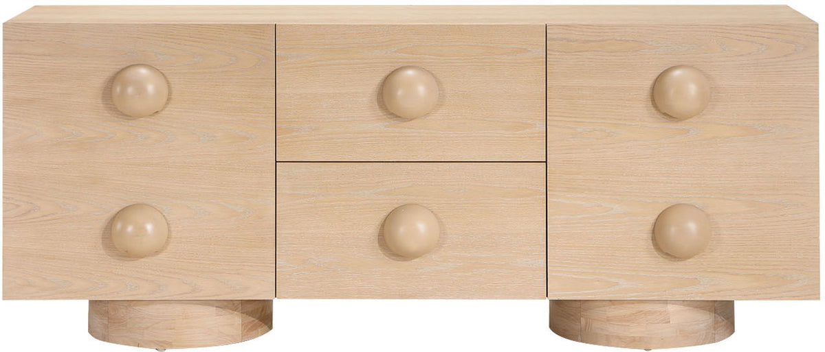 Bubble - Rubberwood with Oak Veneer Sideboard / Buffet