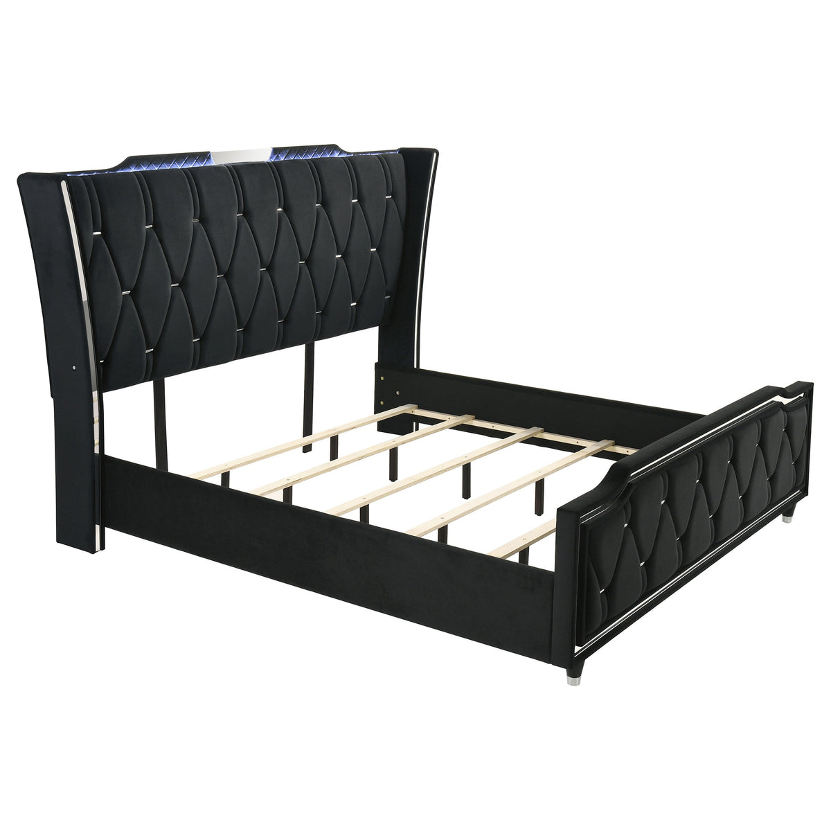 Lorient 4-piece Bedroom Set Black
